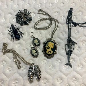 Gothic jewelry lot
